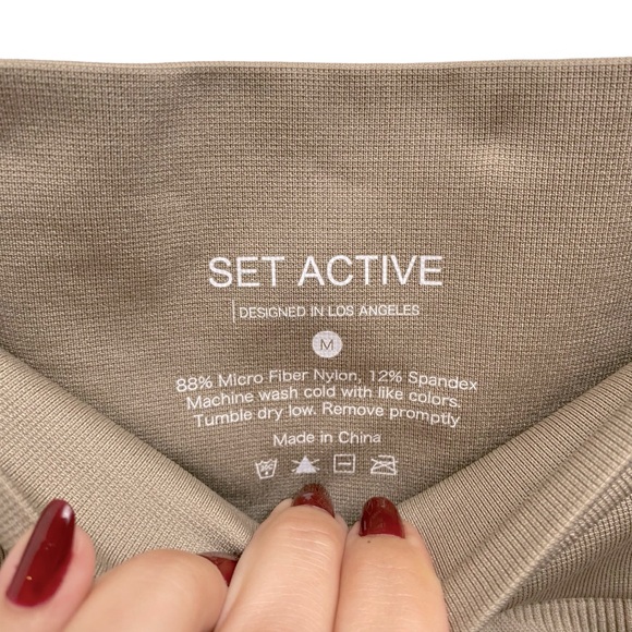 Set Active Sculptflex Seamless Active Leggings In Breeze - Picture 10 of 11